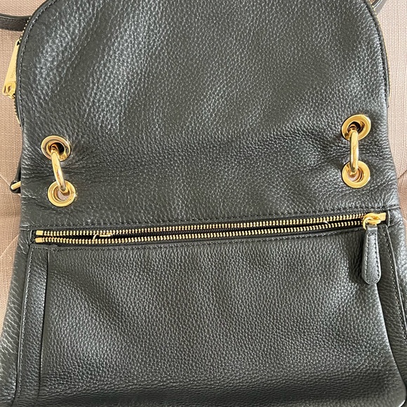 Authentic Michael Kors Crossbody Shoulder Leather Bag Black - Picture 12 of 13